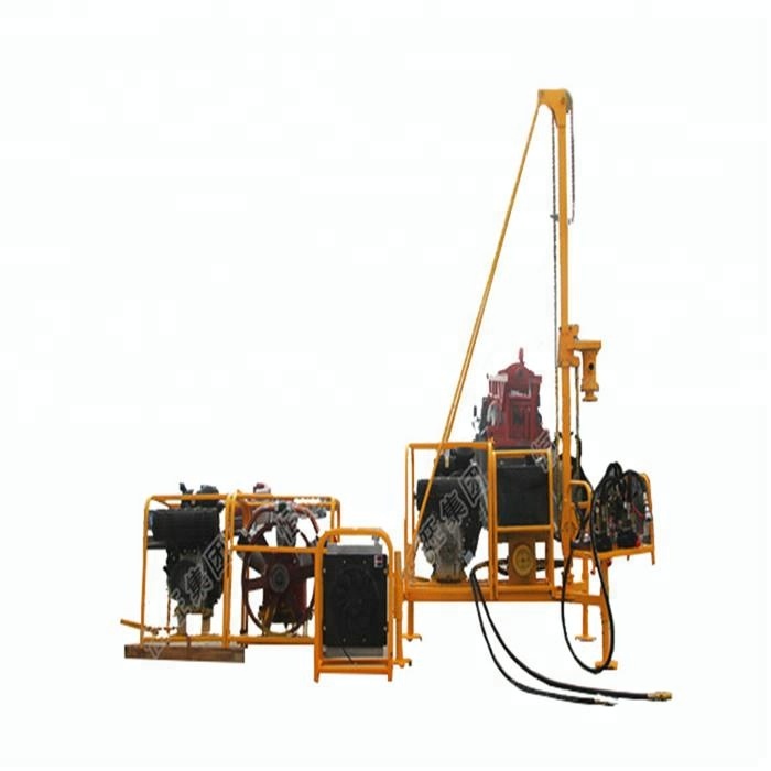 Small pneumatic hard rock drilling machine for mountain using for sales
