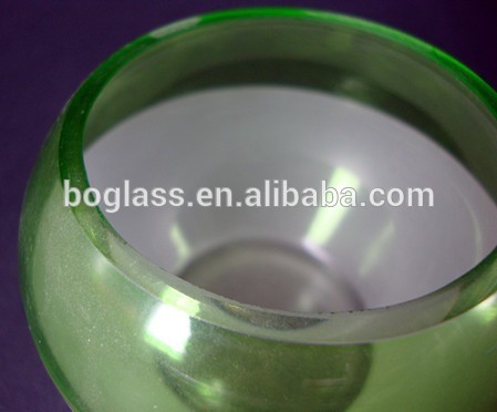 small beautiful flower glass vase for home decorative