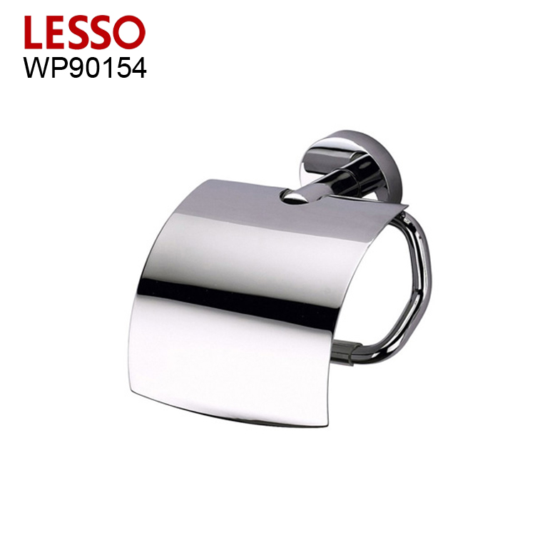 LESSO WP90154 chromed polished chrome funny wall mounted toilet paper tissue holder