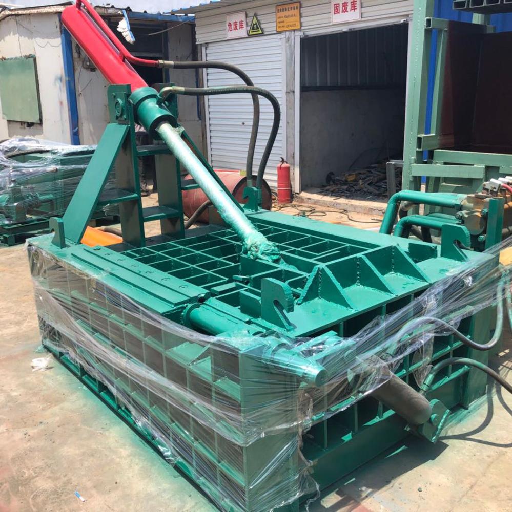 Factory supply waste recycling metal baler aluminium metal hydraulic scrap baling press machine