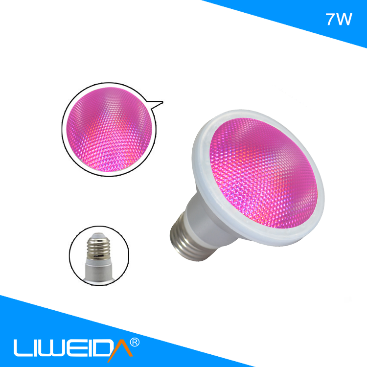 Free Sample Par20 Spotlight Bulb 7W Red and Blue Color for Indoor Plant LED Lighting Grow for Vegetables Hydroponic System