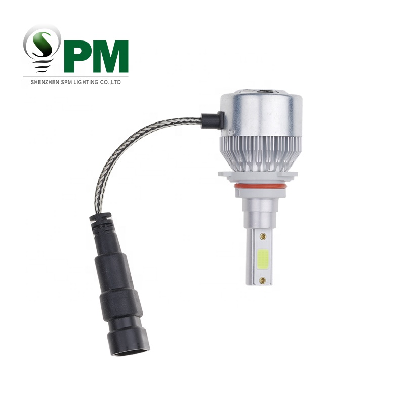 Free sample IP65 9005 COB 360 light led headlight