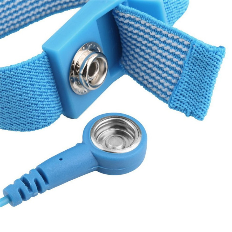 Soft Elastic Band For Comfort Wrist Strap Alligator Clip Anti Static Discharge Band Grounding Prevent Static Shock