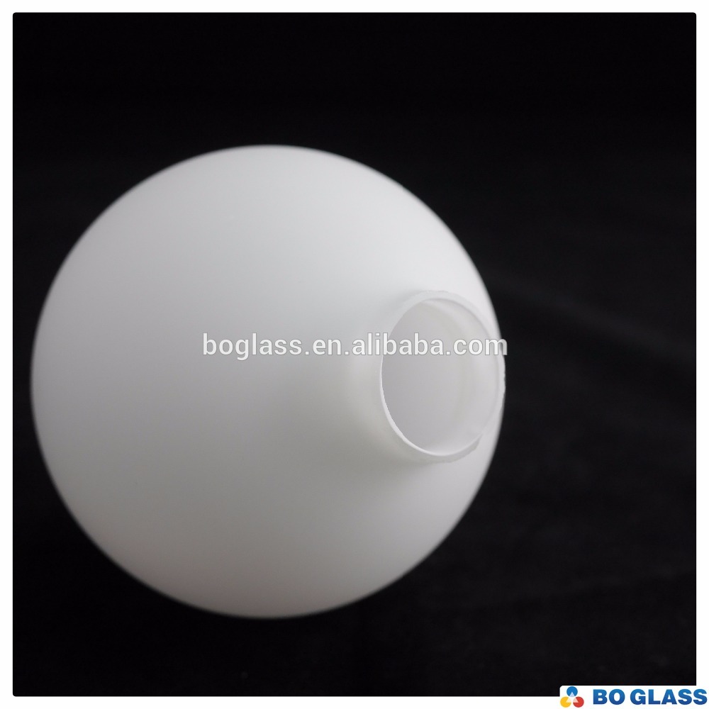 Hot sale opal white glass globe, wholesale glass globe