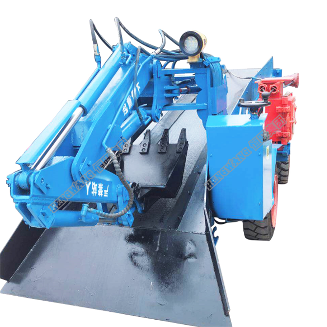 Underground loader mining equipment mining loader with side dumping bucket