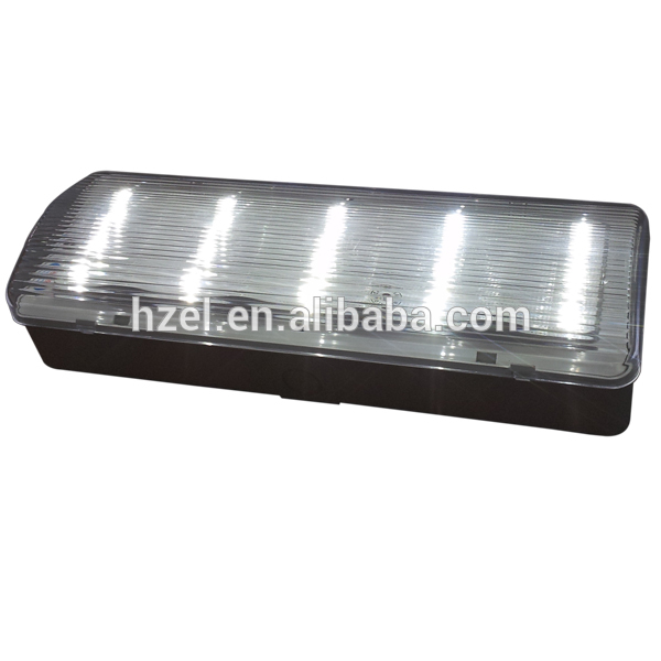 Battery Backup Emergency Light Industrial Led Bulkhead Light Fitting