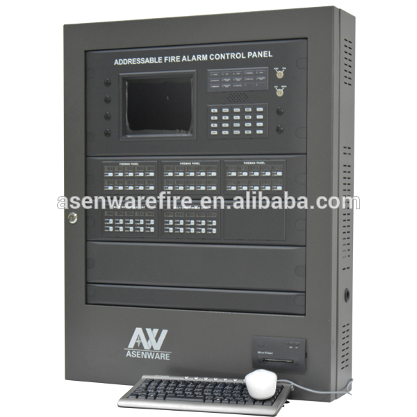 stable fire alarm control panel AW-AFP2100 connected with computer