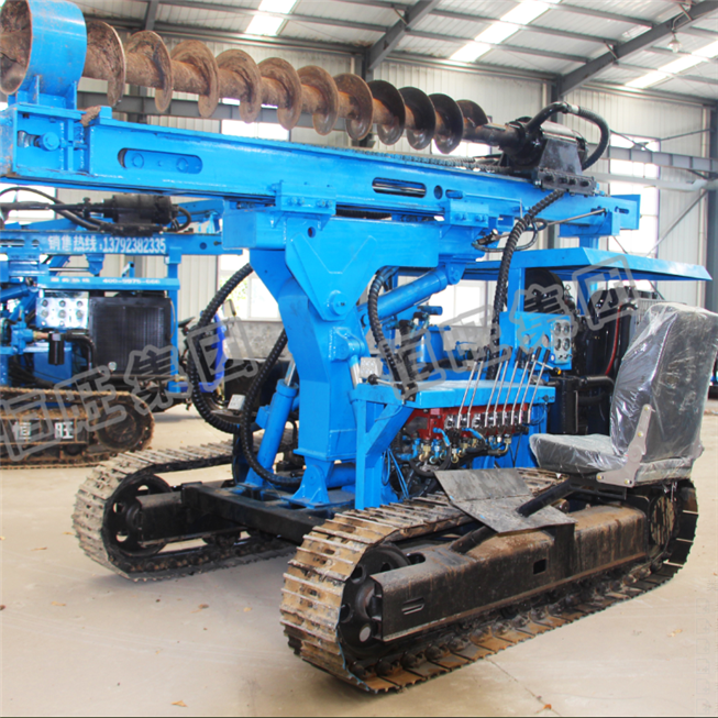 sales promotion diesel engine Loader-type Hydraulic Highway Guardrail post Pile Driver