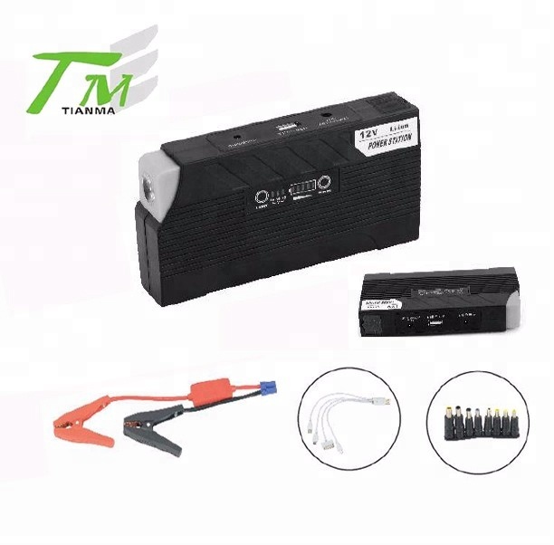 Mini car jump starter multifunction power station power bank jump starter phone charger