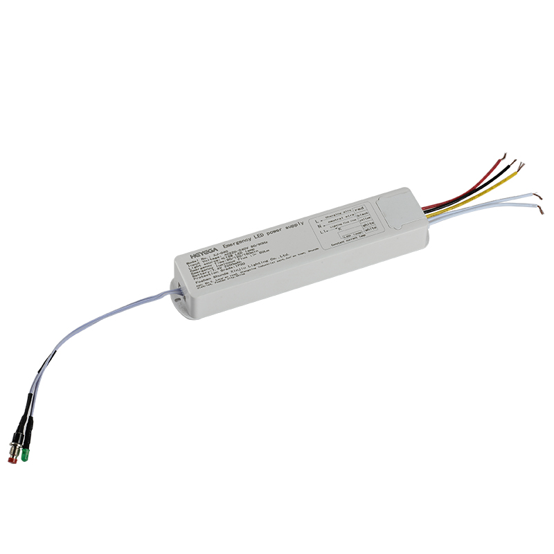 Emergency power supply with led light source