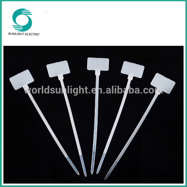 manufacturer plastic cable tie , cable tie with tag for warehouse management