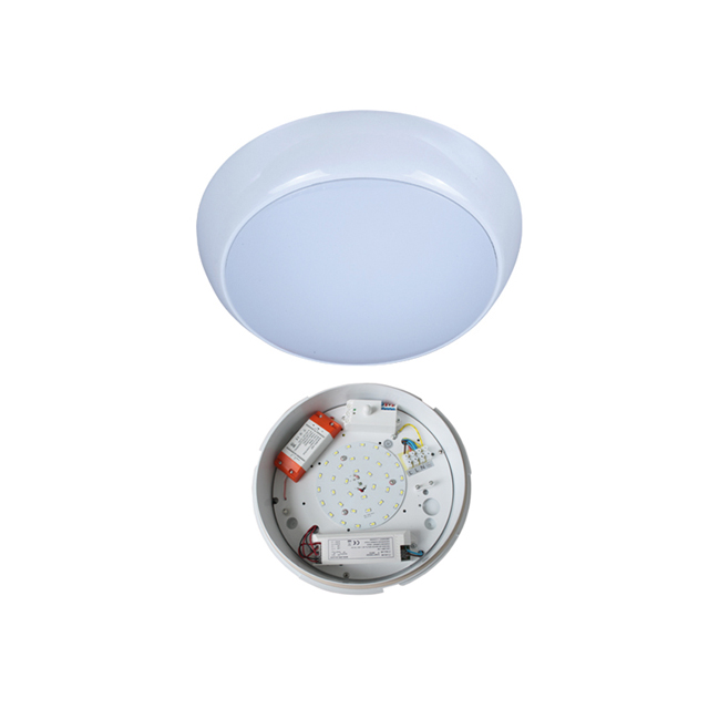 China supplier waterproof surface mounted round led ceiling light fixtures with microwave motion sensor(PS-ML3008L-5630)