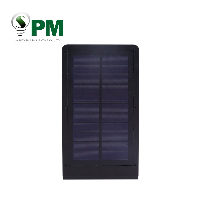 Factory directly white 600lm solar motion sensor wall light