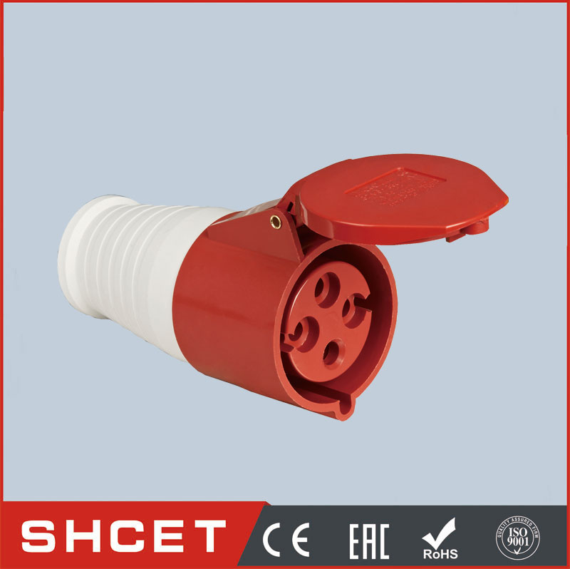 CET-225 16A 32A industrial socket male female industrial plug socket 380v 32a