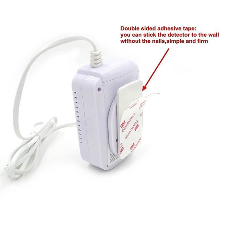 Best prices gas leak safety device alarm dc 9v battery operated co gas alarm carbon monxoide detector with voice warning