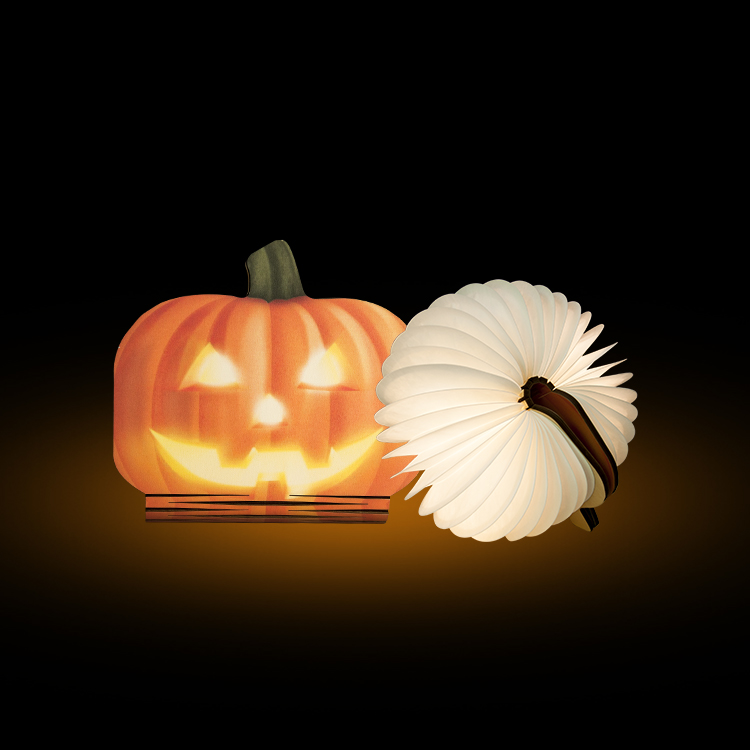 Greenbar mini creative pumpkin LED book lamp with magnet adsorption