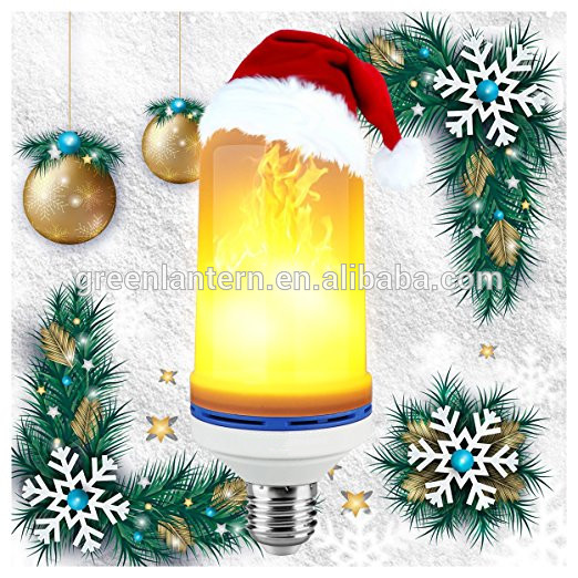 outdoor E27 E26 LED Flame Light Bulbs Effect Lamp Flickering Fire Light