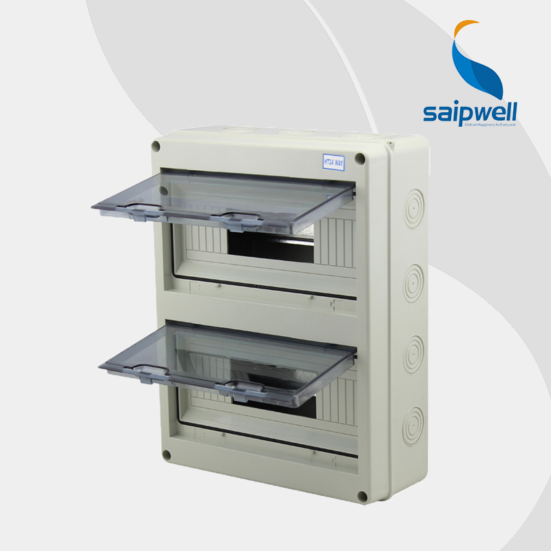 SAIPWELL J IP55 24 Ways Power Supply Mini Circuit Breaker Enclosure