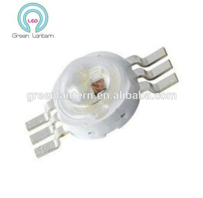 China manufacturer wholesale 45mil RGB color 3W high power 6pins 3watts rgb led diode