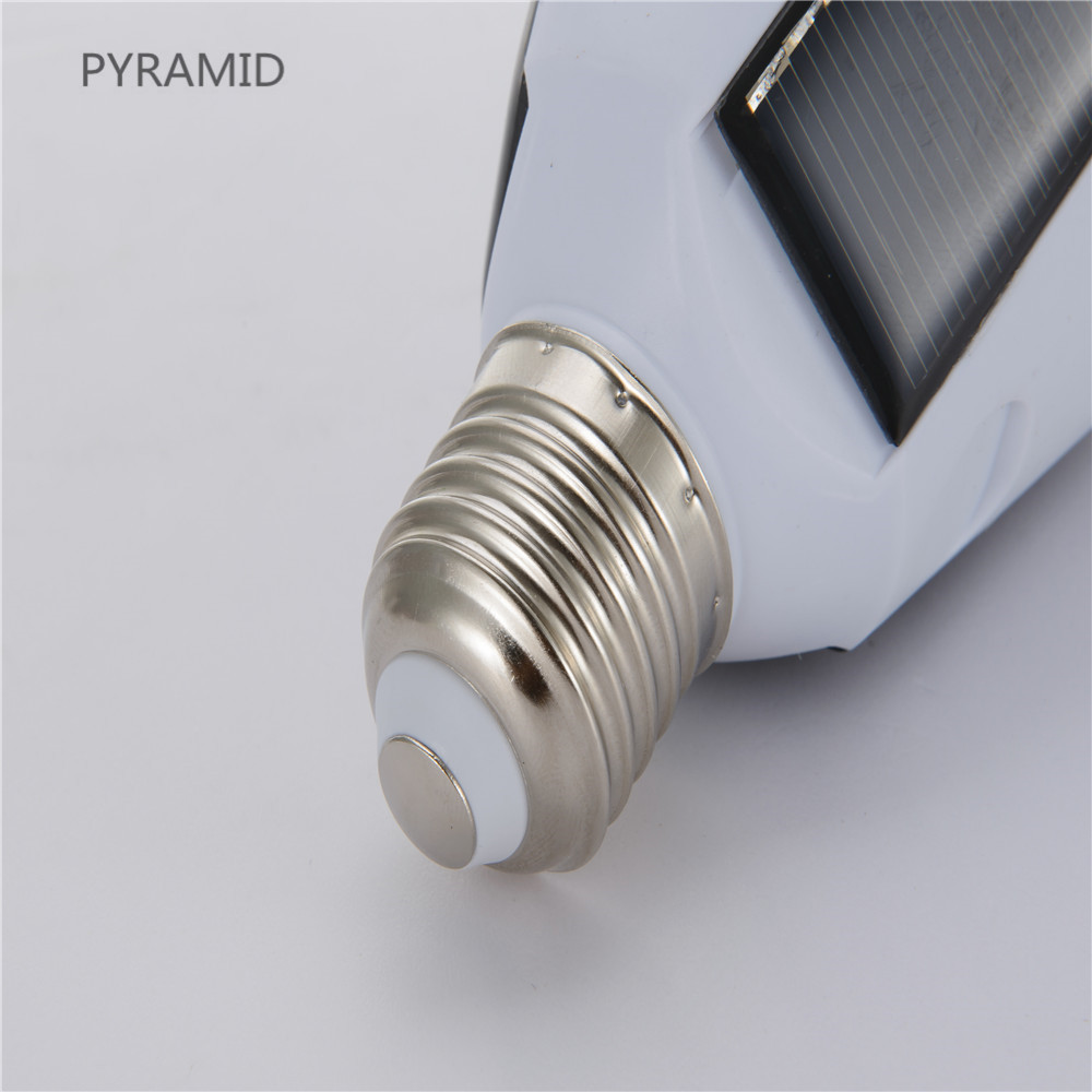 Hot sale 7w 12w ic driver solar rechargeable led emergency light bulb with CE and ROHS certificate