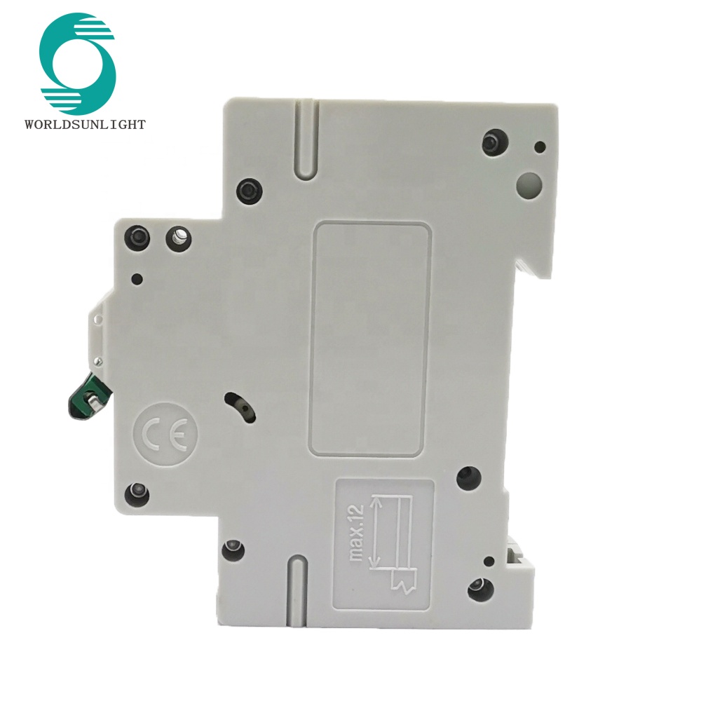 Solar system Non-polarity DIN RAIL 6kA 2P 1-63A DC miniature circuit breaker / mcb