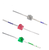 1.8MM Dip led red diffused butterfly shape Light emitting diode LED with custom color lens