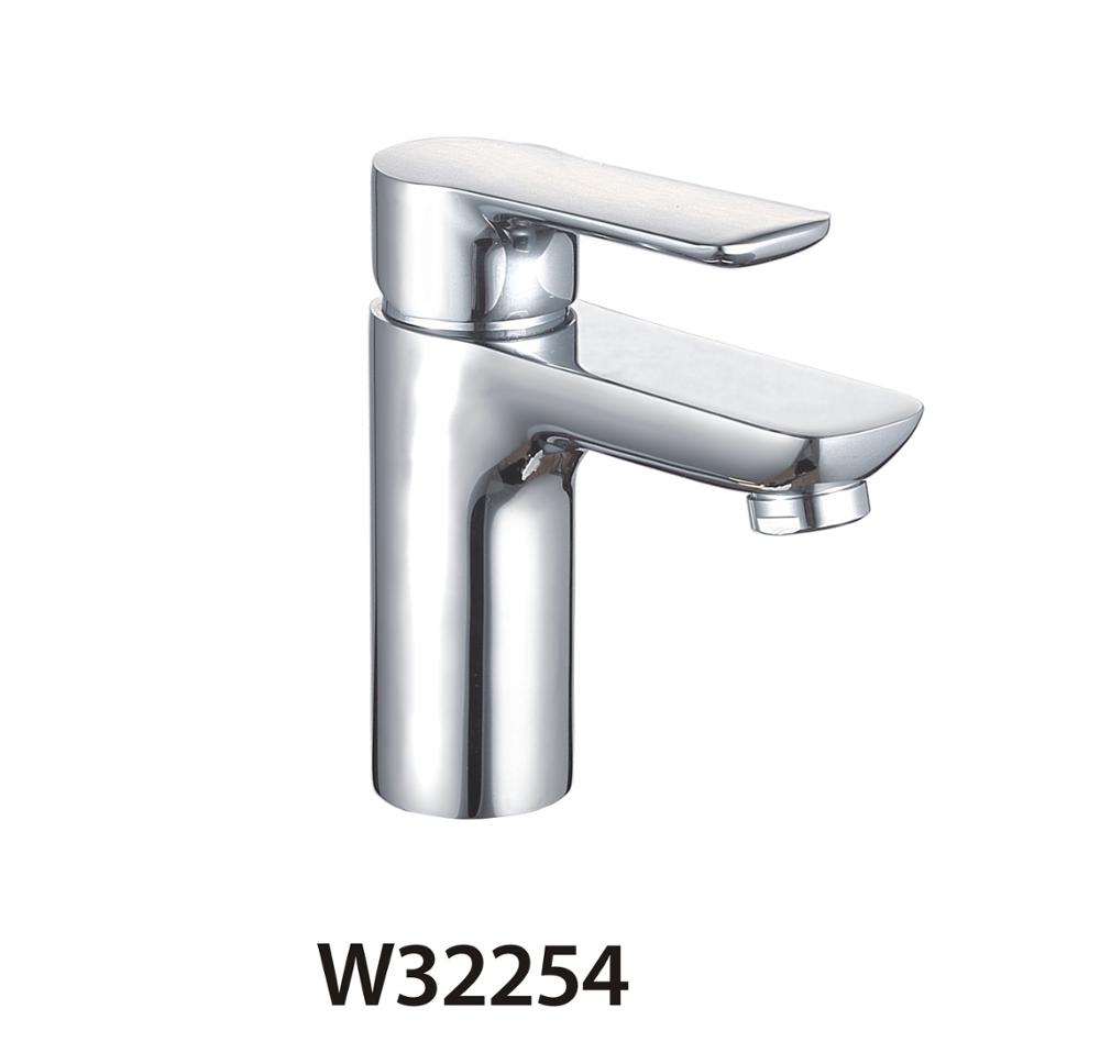 Hot sell polished chrome brass cold and hot water basin faucet