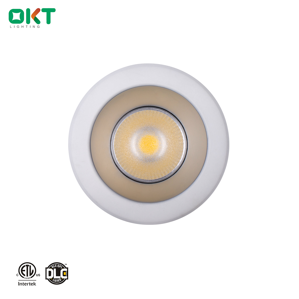 Round trim 40w led retrofit can light for glare-free environment