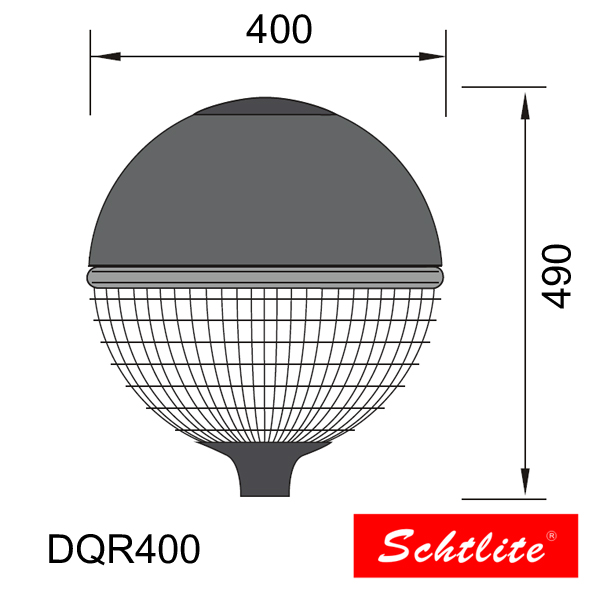 DQR IP66 waterproof 20W cheap price LED module quality led garden post top light