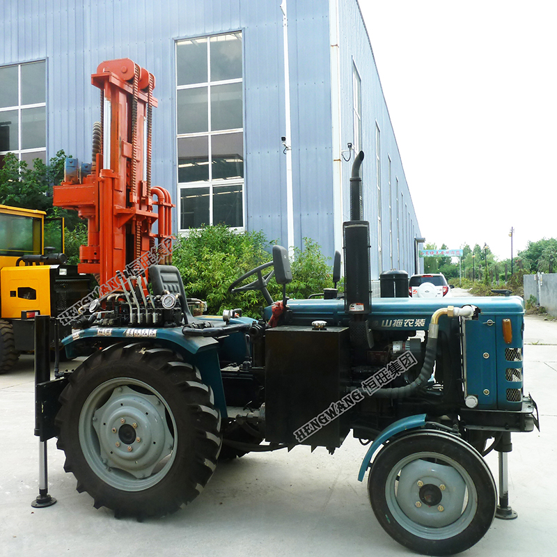 Tractor mounted used borehole drilling rig machine for sale