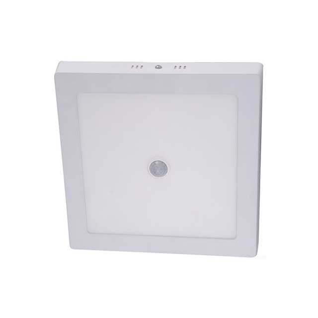 Indoor modern SMD PC aluminum PIR motion sensor surface mounted led ceiling light(PS-SL344L-6W)