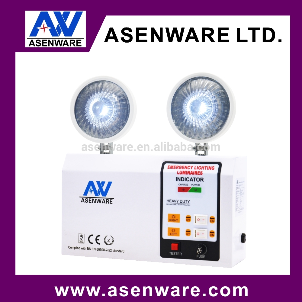 Ceiling Mounted Rechargeable Twin Spot Emergency Light 2016