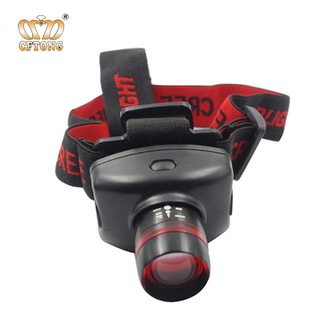 3w Super Bright 150lumens Zoomable Dry Battery Led Headlamp