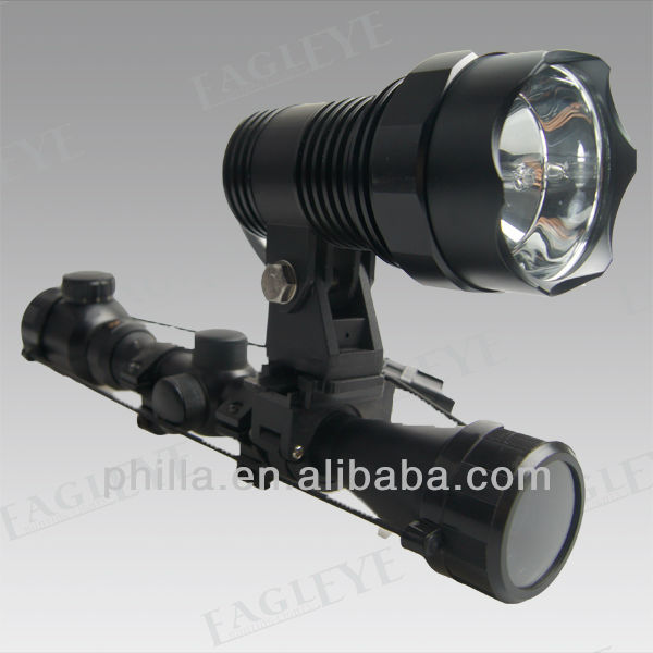 Wholesale hunting shotgun accessories HID super bright easy snap-on Rifle Pistol Mounted hunting searchlights