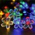 Hot China products wholesale garden hanging string lantern multi color solar wedding decoration lights