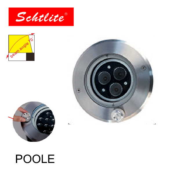 POOLE  IP67 9W 12W inground buried led underground light