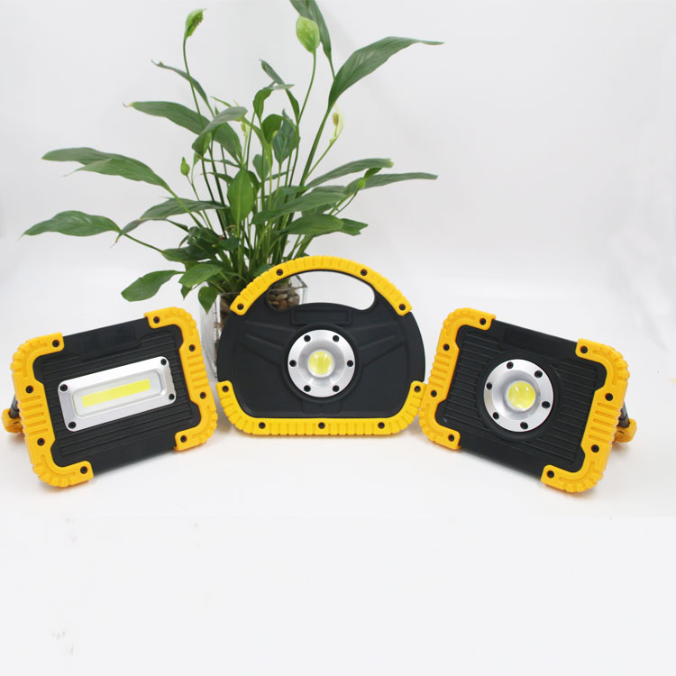 Super bright energy saving USB rechargeable cob LED work light 10w LED floodlight