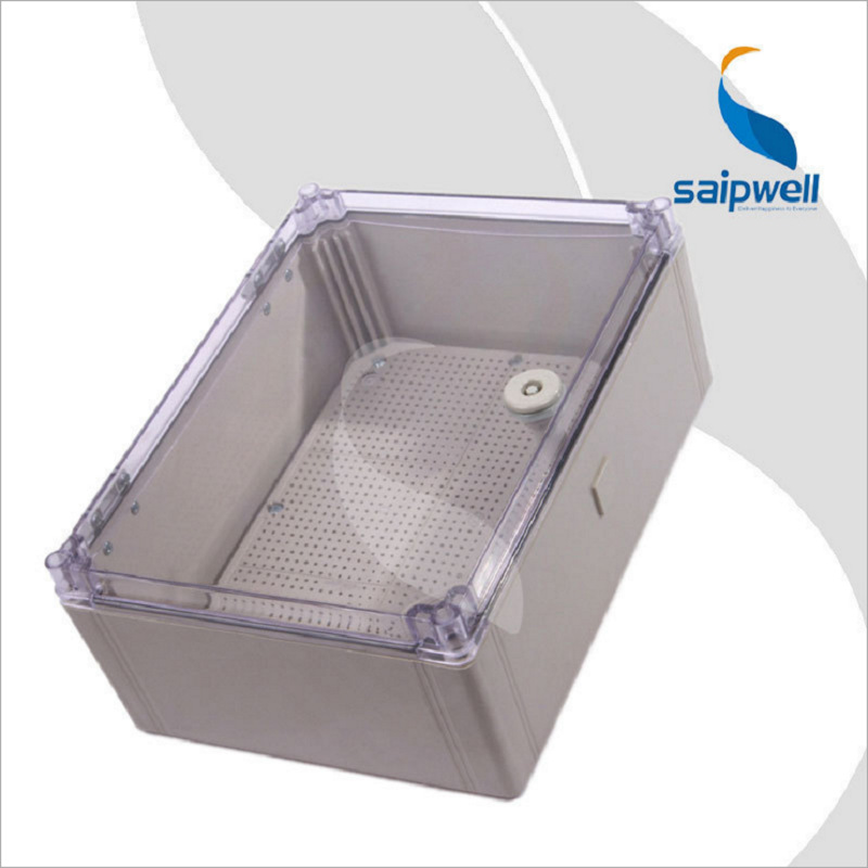 SAIPWELL Y IP66 SP-AT-504019 500*400*195 ABS Plastic Waterproof Transparent With Lock Outdoor Use Electrical Distribution box