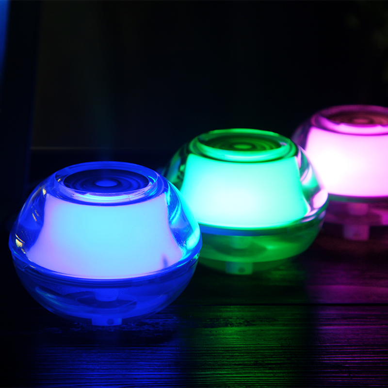 New Crystal Air Humidifier for Home Ultrasonic Humidifiers with LED Night Light Air Fresher Atomizer Mist Maker Aroma Diffuser