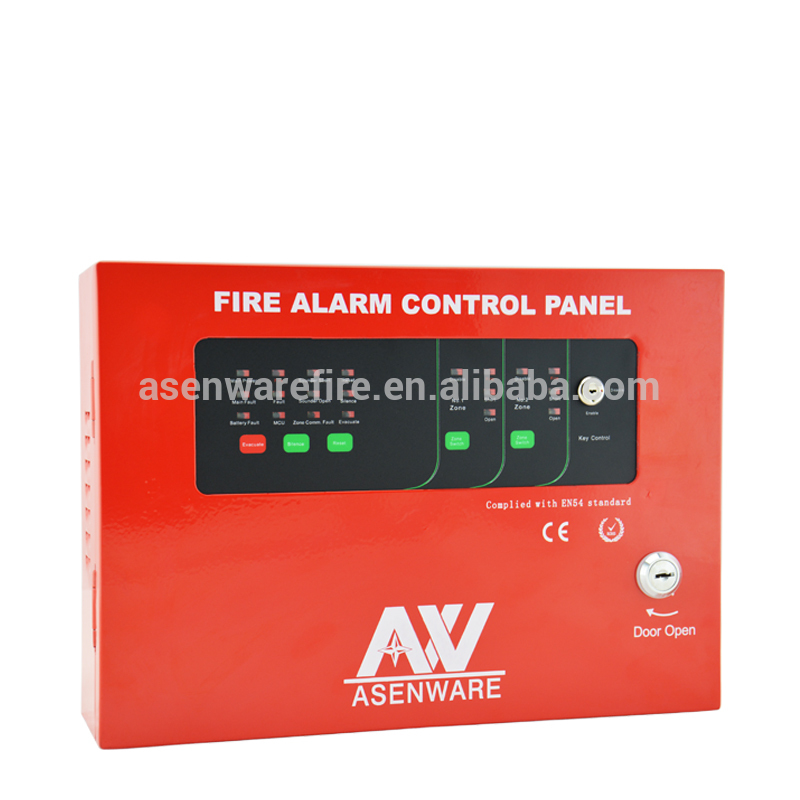 New arrival 2 wire conventional 2 zone fire alarm control panel