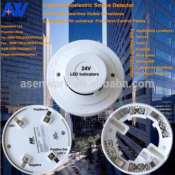 Fire-alarm-focused Optical Smoke Detector With Dual LED