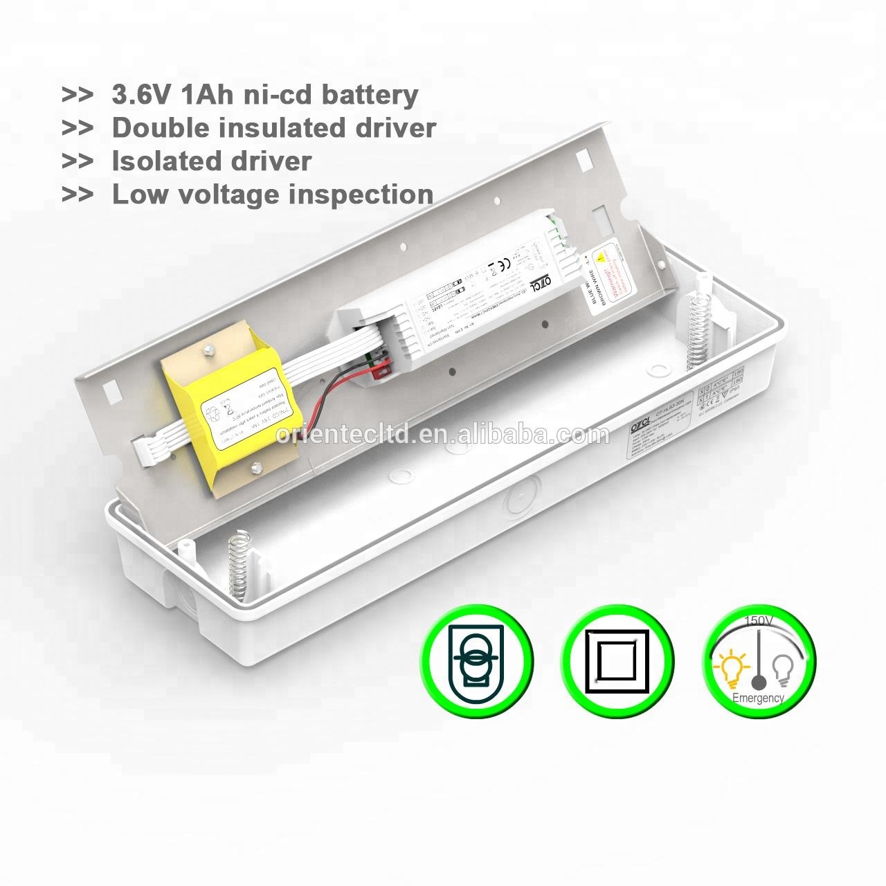 OT-HLB3-30M BS5266:2016 complaint maintained and non maintained LED emergency light