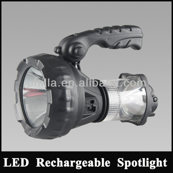 led fishing light rotatable handle rechaargeable search light