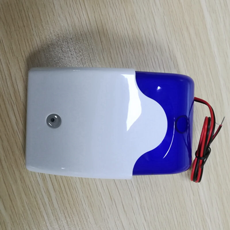 12V indoor outdoor alarm siren with strobe