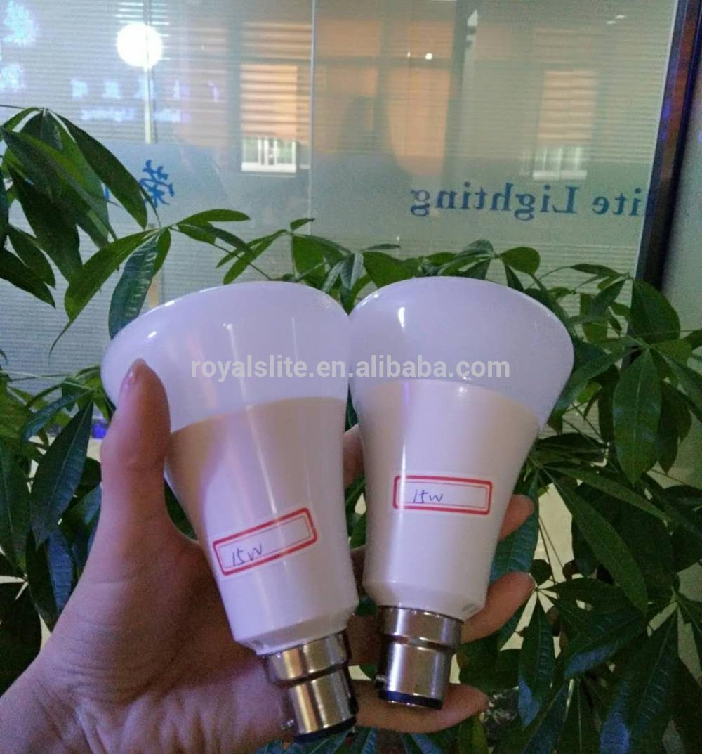 smd2835 global pf 0.9 e27 b22 smart rechargeable emergency indoor led bulbs