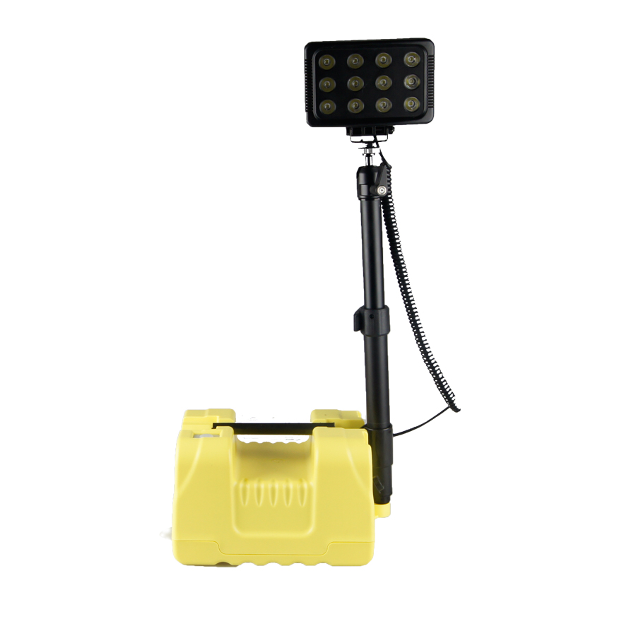 Super brightness Portable industrial mobile lighting tower LED flood light with emergency lamp system