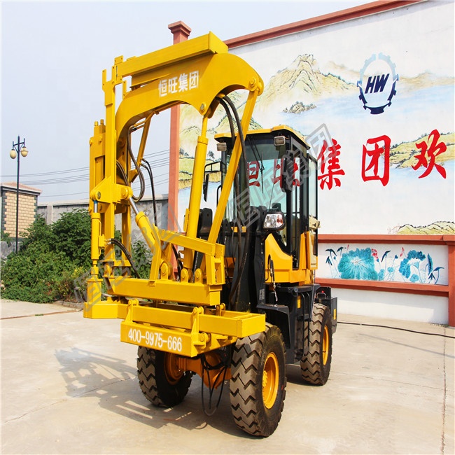 Excavator type Highway Guardrail Post Hammer Guardrail Pile Driver for sale