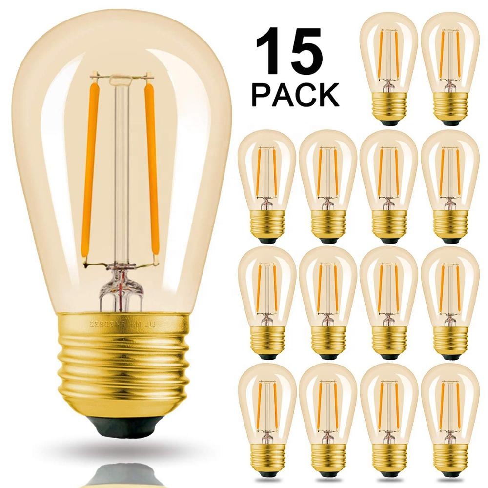 Clear Bulbs S14 Led Bulb For Outdoor Decoration Globe String Light