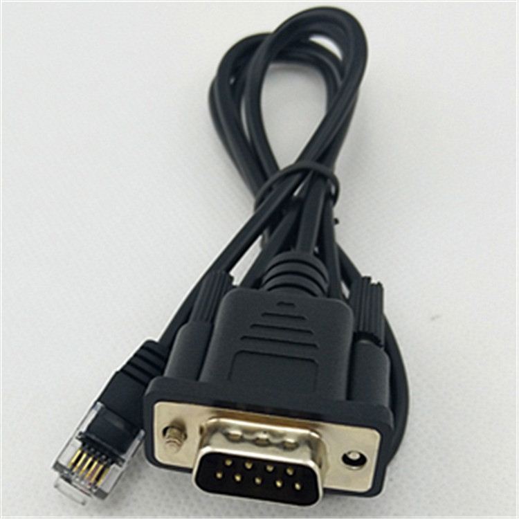 Wholesale Black DB9 Rj12 cable for RS232 terminal