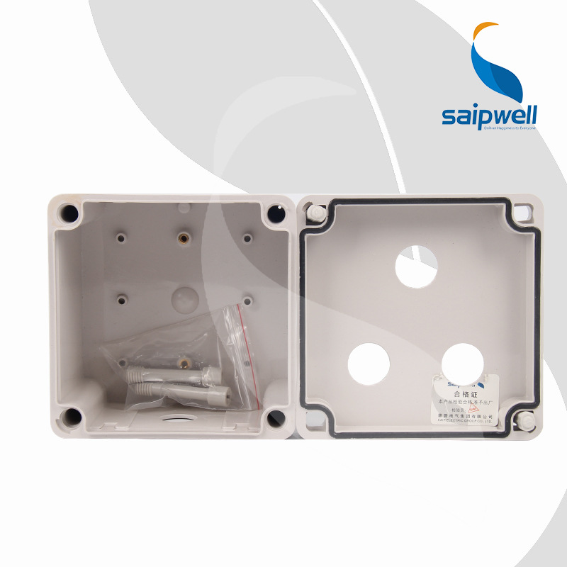 Saipwell Y Square 125*125*75mm Case with 3 Mounting Holes Custom Electrical Distribution Box